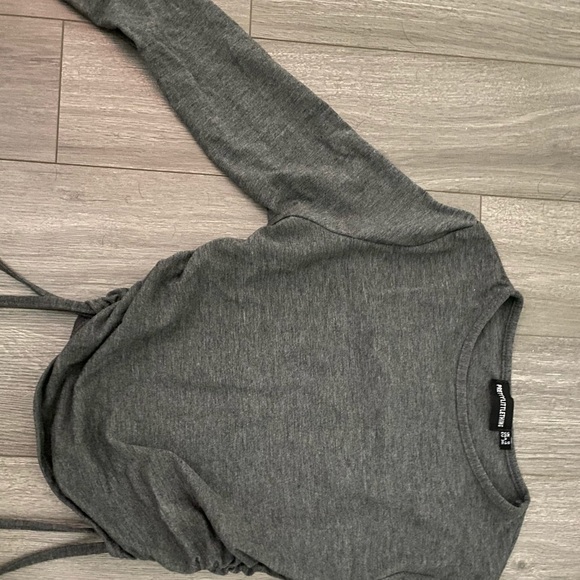 Cropped Grey long sleeve - Picture 3 of 3